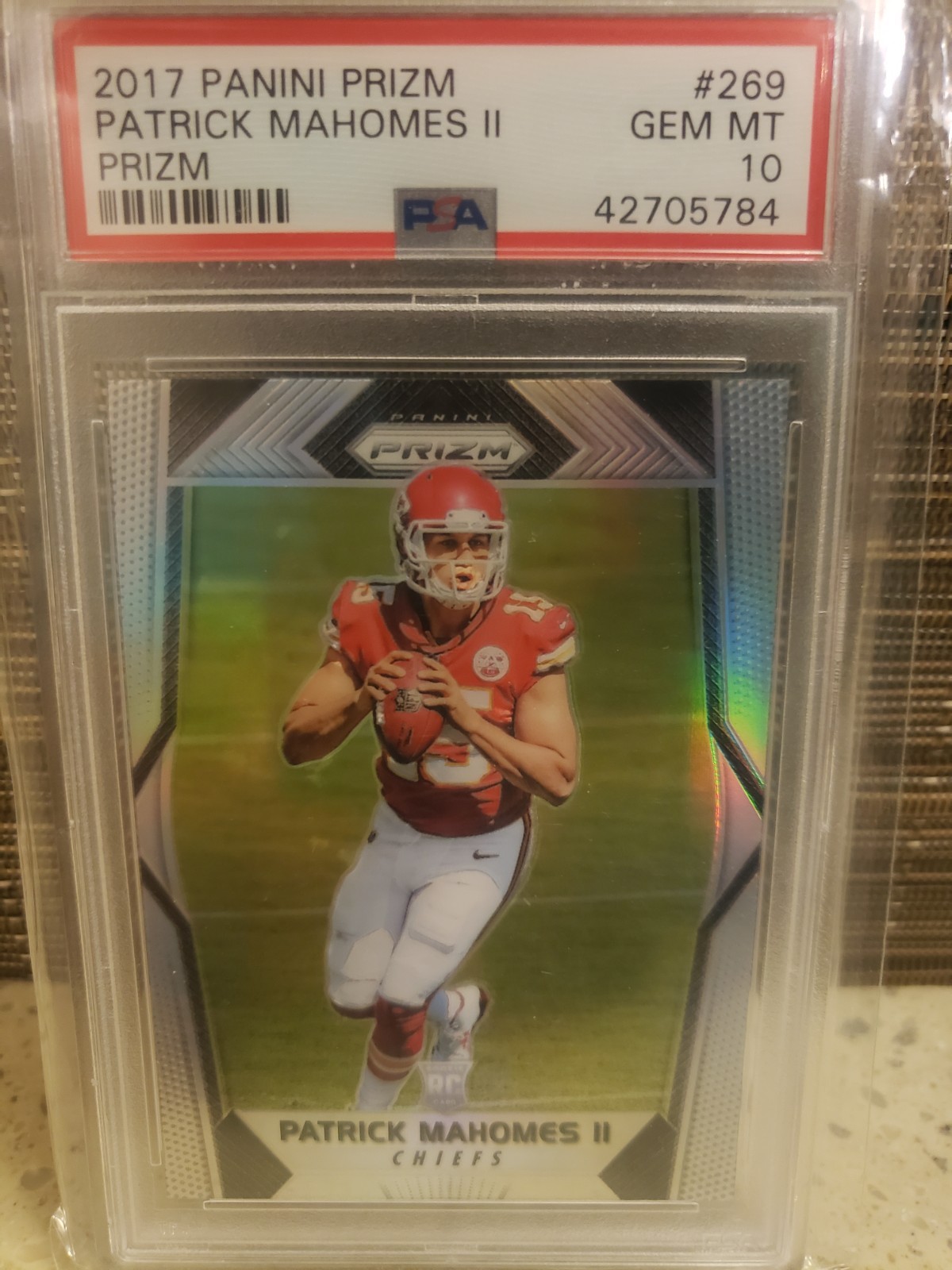 Patrick Mahomes Panini Prizm #269 Base