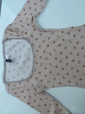 H&M Baby Pink Flower Pattern Top