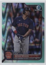 2022 Bowman Chrome Aqua RayWave Refractor 191/199 Rafael Devers #18 14ll