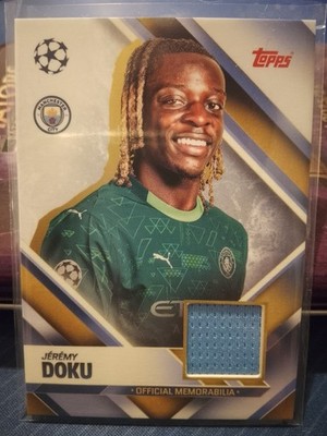 Topps Match Attax 25/26 Jeremy Doku Jersey Relic Champions Leauge
