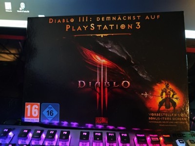 Diablo 3 Playstation 3 Vorbesteller Box Pre Order  Exklusives Notizbuch