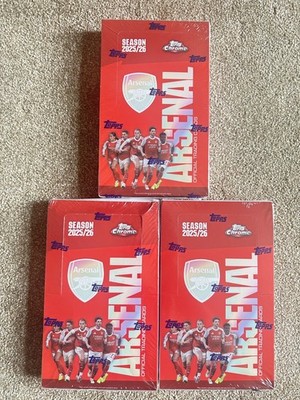   x3 Topps Chrome Arsenal 25/26 Set | NEU & IN HAND | Schneller Versand  