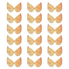18Pcs Angel Wings for Crafts, Red Angel Wings Wings 3.4 Inch