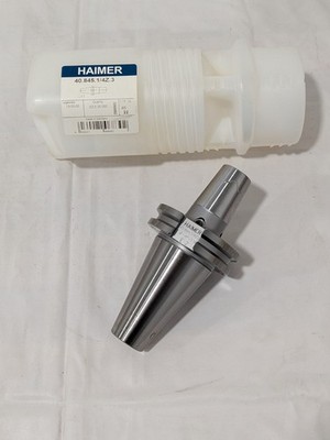 HAIMER Shrink-Fit Tool Holder & Adapter: CAT40, 0.25'' Hole Dia 40.845.1/4Z.3