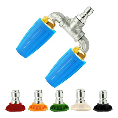 #ad Dual Turbo Nozzle for Pressure Washer with 5 Pressure Washer Tips 1 4 7467 $25.99