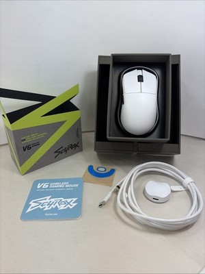 New, Open Box Scyrox V6 Super Light Wireless Gaming Mouse, White