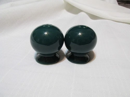 Fiesta EVERGREEN Salt & Pepper Shakers Green Fiestaware