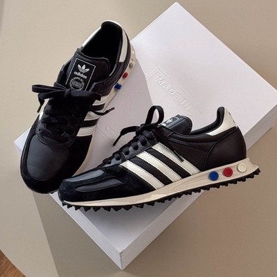 Size 12 - adidas LA Trainer OG Core Black Cloud White Carbon