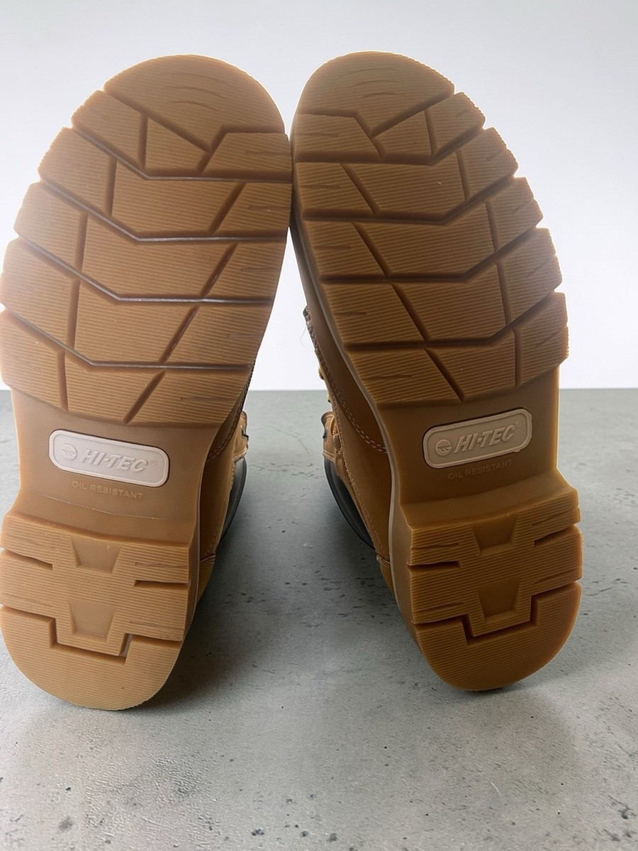 New Hi-Tec X-T Steel Toe Work Boots Mens Tan Waterproof Slip  display picture 3