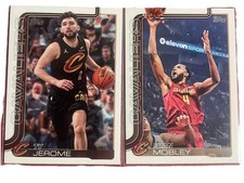 Ty Jerome Evan Mobley Topps Flagship 2024-2025 NBA Card Lot Cleveland Cavaliers