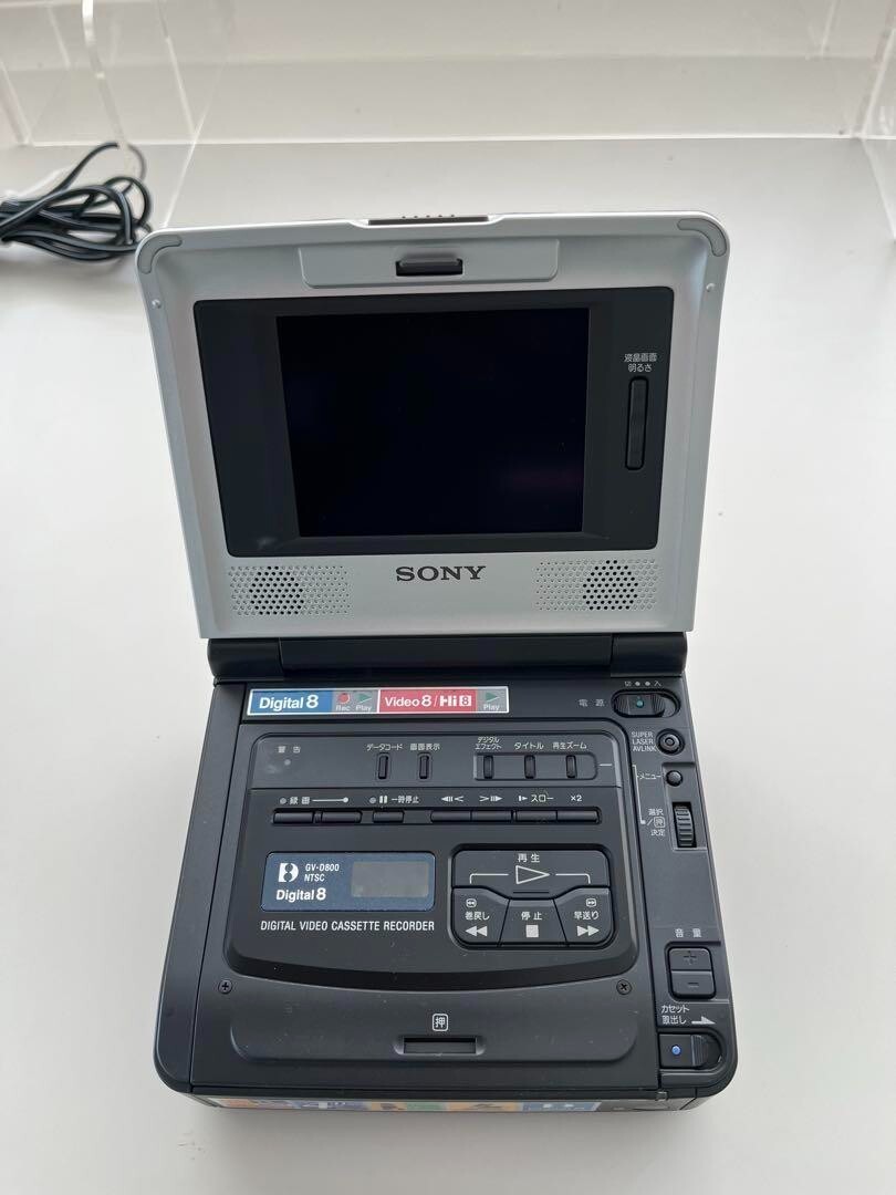 その他 SONY GV-D800 VIDEO WALKMAN 2001 Sony GV-D800 Digital8 Video Walkman - YouTube