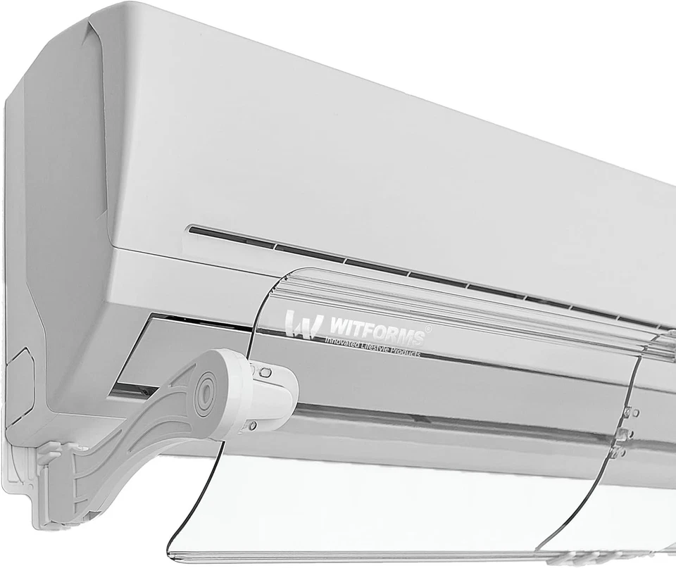 Transparent Adjustable AC Air Deflector with Remote Control - Year-Round Comfort - Image 3 of 4