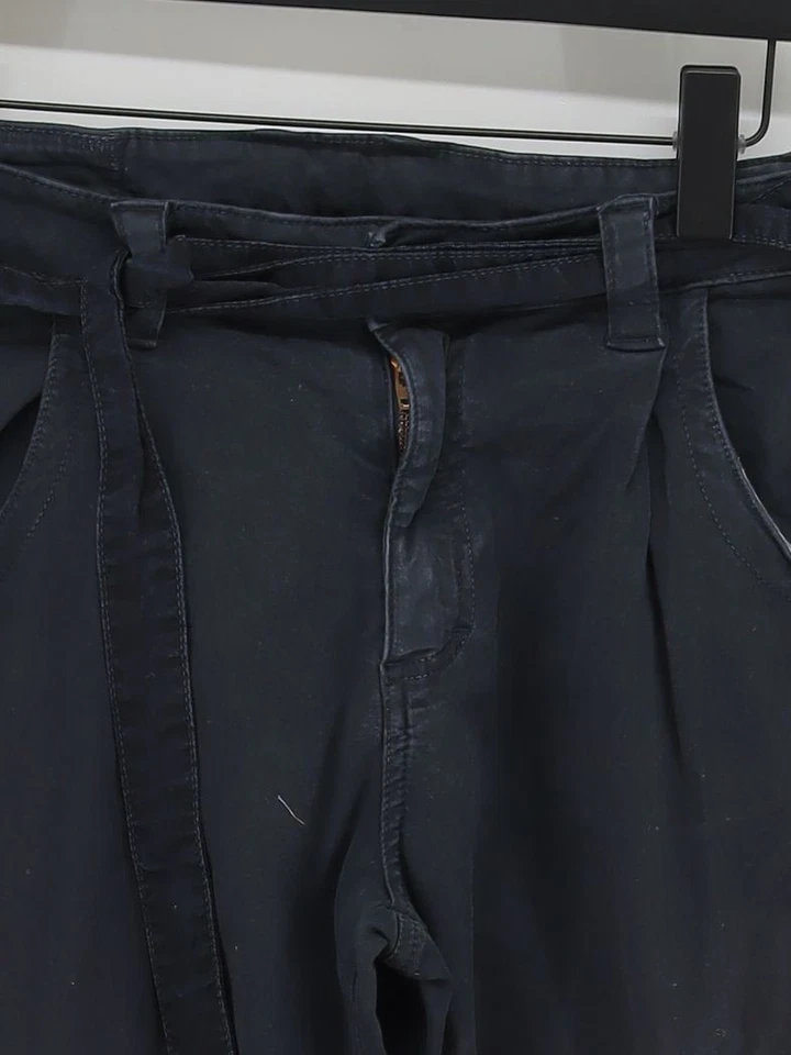 Pantalón para mujer Siwy W 27 en algodón azul con elastano carga cónica Foto 3 de 4