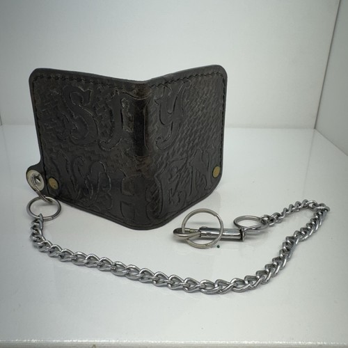 Handmade Leather Bifold “Say When” (tombstone)