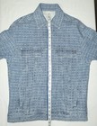 Givenchy Men's Blue 4G Embossed Zip-Up Denim Jackets  Men’s XS Oversized — photo 10