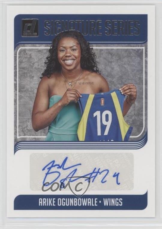 2019 Panini Donruss WNBA Signature Series Arike Ogunbowale Rookie Auto RC 00zd