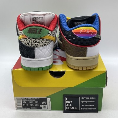 Size 10 - Nike SB Dunk Low What The Paul for sale online | eBay