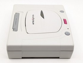 Sega Saturn White Console HST-3220 Boxed NTSC-J Japan Tested w/ Controller