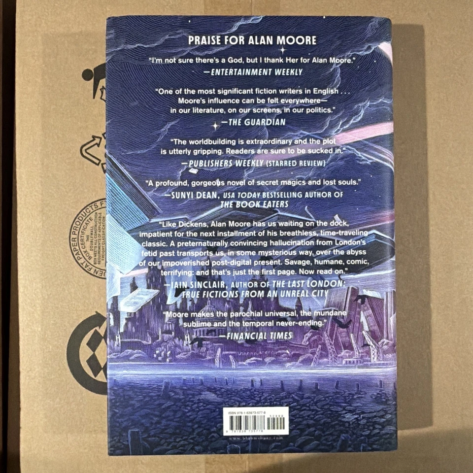 The Great When A Long London Novel Signed Autographed 1st Edition HC Alan Moore Foto 3 de 3