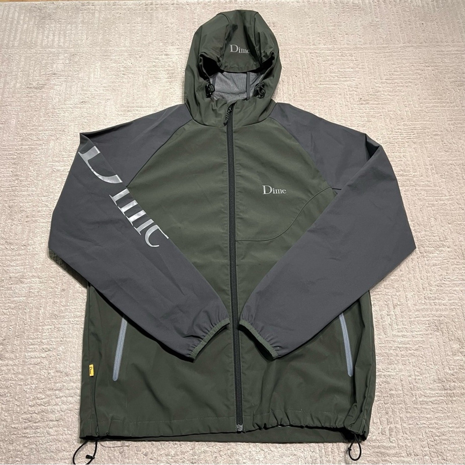 Dime Rain Jacket Shell jacket Full Zip Hooded She… - image 4