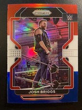 2022 Prizm WWE Red White Blue Josh Briggs #177 Wrestling Card