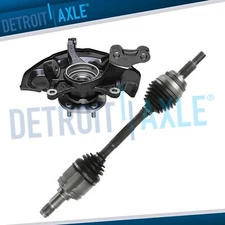 Front Left Steering Knuckle Wheel Hub Bearing CV Axle Shaft for Toyota Avalon