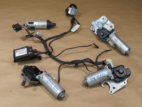 🥇09-16 BMW E89 Z4 FRONT RIGHT SEAT MOTOR SET W WIRE & CONTROL MODULE OEM