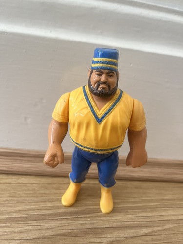 WWE WWF HASBRO SERIES 1 AKEEM WRESTLING FIGURE VIN...