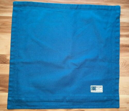 Tommy Hilfiger 1985 Marineblau Schwer Baumwolle Überwurf Kissenbezug 22" x 22" Amerikanisch