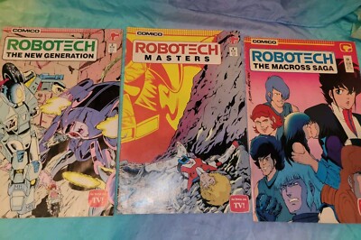 Robotech: the New Generation #2,4,23 (Comico Comics September 1985) Lot of 3