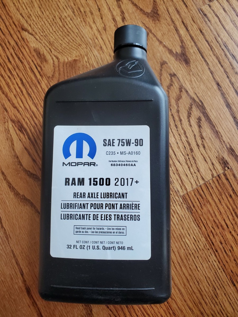 Rear Axle Lubricant SAE 75W-90 for 2017+ Ram 1500 1qt Mopar