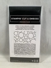 CHEERY PATTERNS 3D Embossing Folder Stampin Up  H23