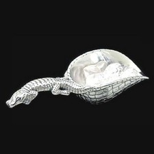 Arthur Court Alligator / Gator / UF/ Univ Florida Ice Scoop Aluminum  New In Box