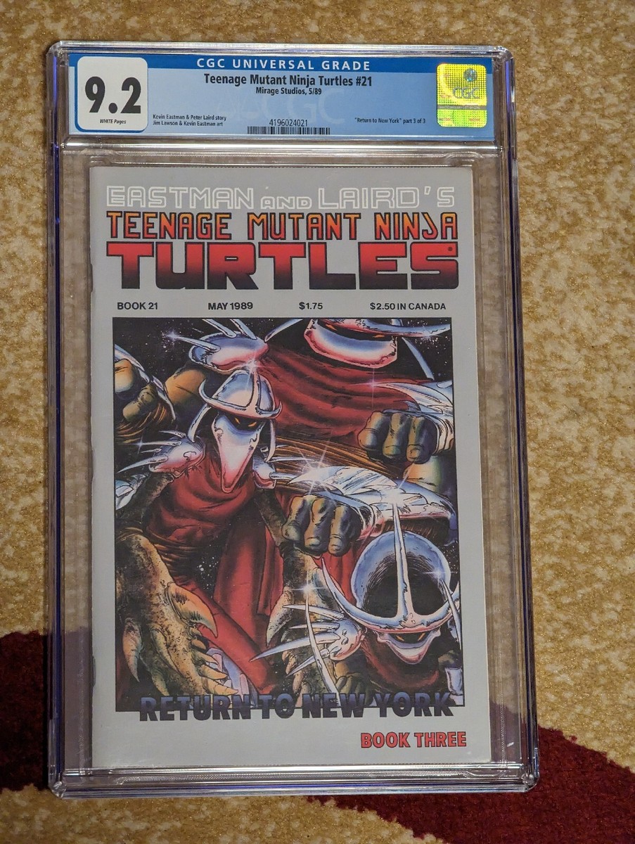 Teenage Mutant Ninja Turtles #21 Kevin Eastman Peter Laird 1989