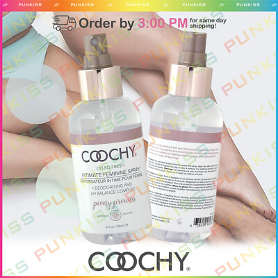 Coochy Intimate Feminine Spray Ph Balanced & Deodorizing Clean & Fresh Feeling
