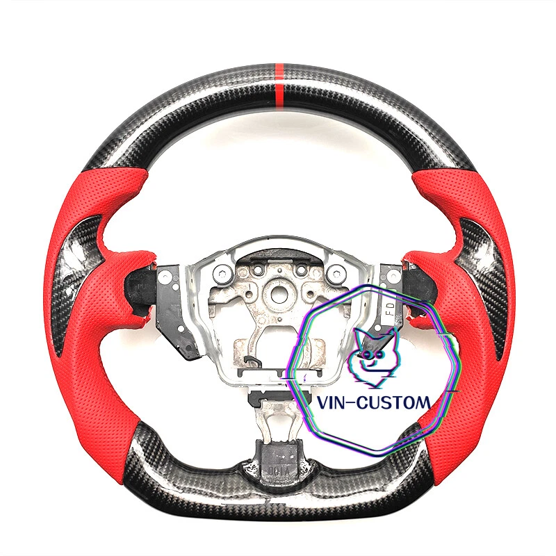 Volante PARA NISSAN 370Z/Z34 CON CUERO ROJO Foto 2 de 4