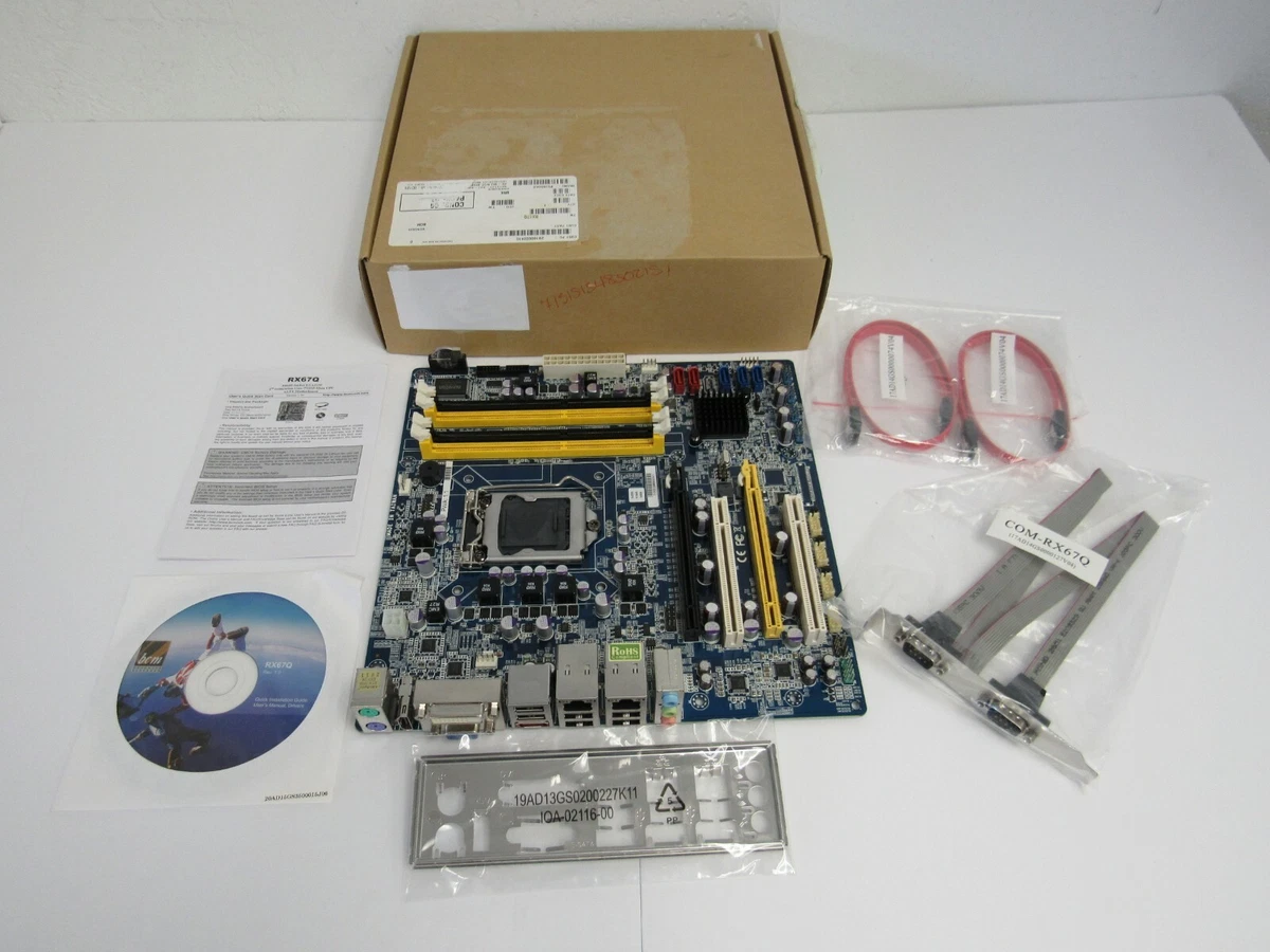 RX67Q Intel Q67 Micro ATX Motherboard, Industrial, 43 OFF