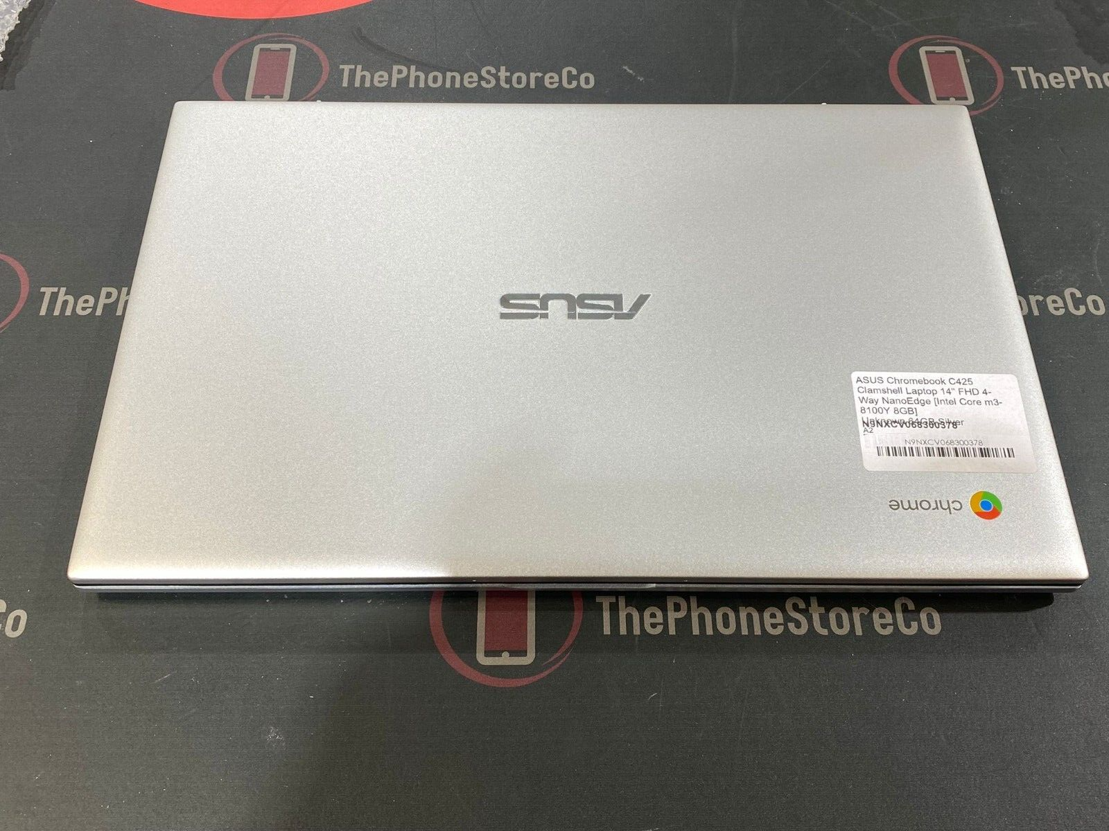 ASUS Chromebook 14 Intel Core M3 8GB RAM 64GB Storage Clamshell Laptop-image