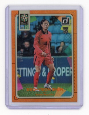 2023 Donruss FIFA Women's World Cup Seo-Yeon Shim Orange Parallel #11/49 RC
