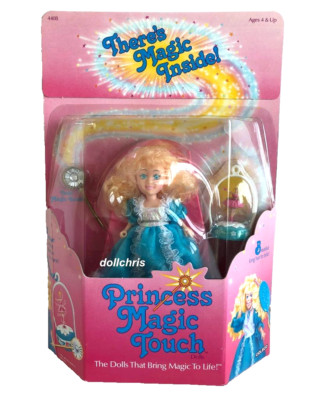 VTG 1987 Princess Magic Touch Doll Twirl Magic w/ Ballerina 4408 Blue NRFB New
