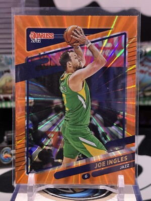2021-22 Donruss Orange Lazer SP JOE INGLES - Utah Jazz MC 10E