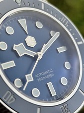 San Martin Automatic Mechanical 40mm BB58 Watch With Seiko NH35A Movement - Blue