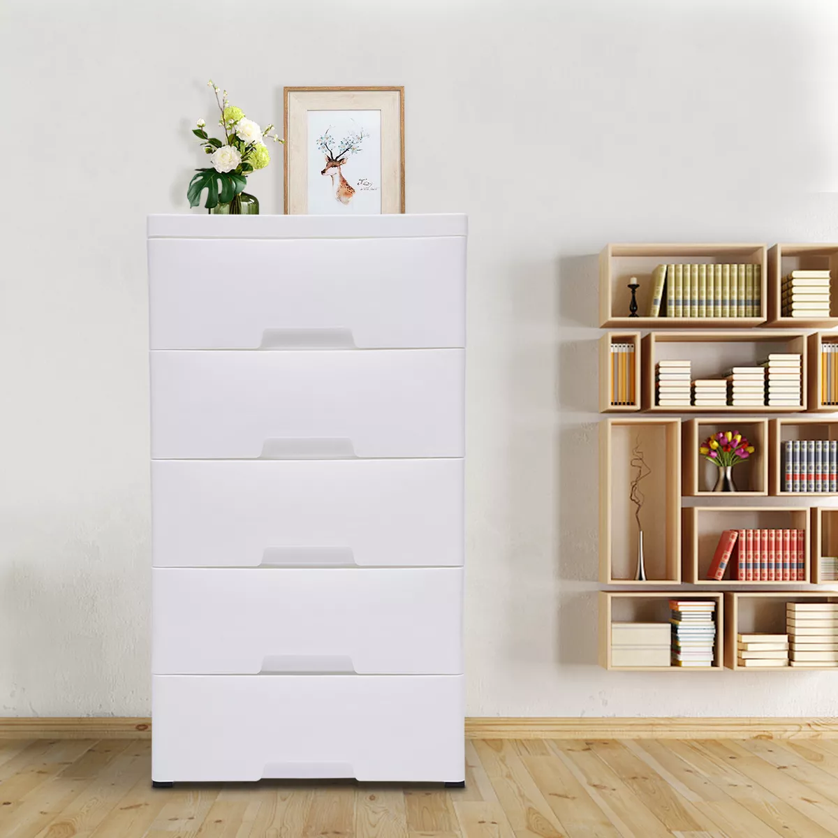 5 drawer plastic dresser deals