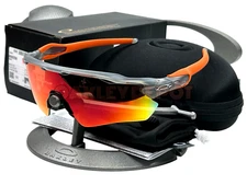 ✅🕶️ OAKLEY RADAR EV PATH 009208 GREY INK/PRIZM TRAIL TORCH SUNGLASSES (226)