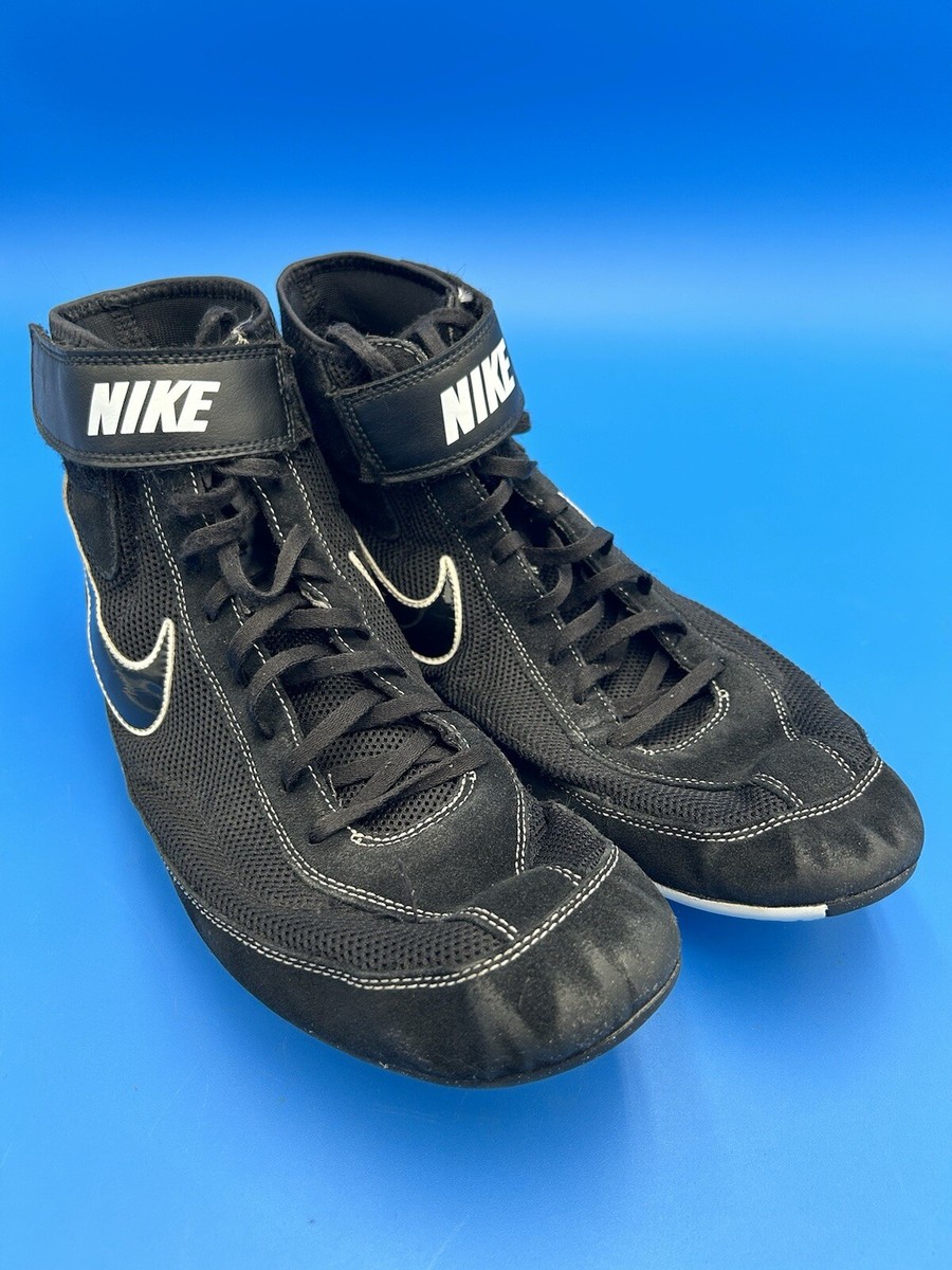 New Nike Speed Sweep VII Wrestling Shoes 366683-001 Black White Men's Size  13 US