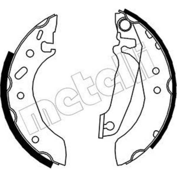 Metelli Bremsbackensatz Bremsbacken Hinten FüR Ford Escort VII Stufenheck GAL-image