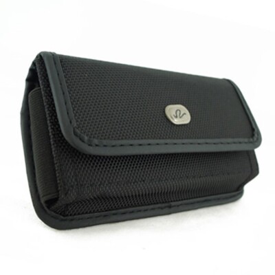 Horizontal Heavy Duty Rugged Belt Loop & Clip Case Pouch  5 x 2.76 x 0.55 inch