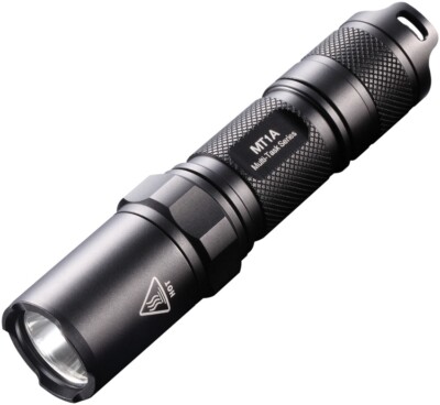 Nitecore MT1A Flashlight Brightness Sure Grip Black Aluminum Alloy Construction