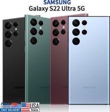 New Samsung Galaxy S22 Ultra 5G S908U All colors memory Factory Unlocked Sealed