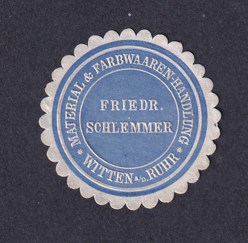 Germany Poster Stamp SCHLEMMER COLORS RUHR